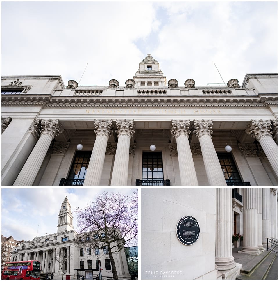 Old Marylebone Town Hall London Wedding